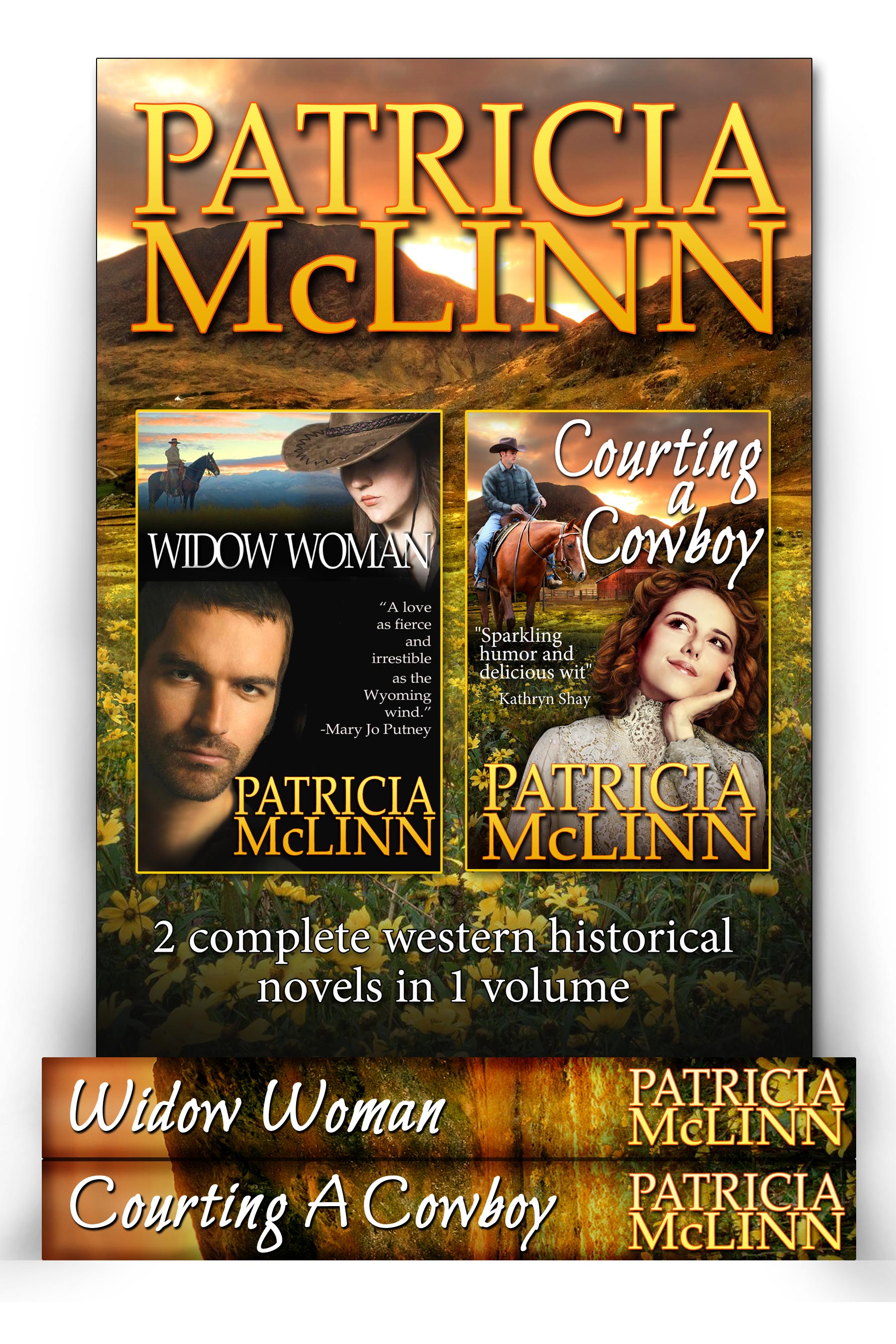 To Love a Cowboy (A Western Historical Duet) Box Set - Patricia McLinn